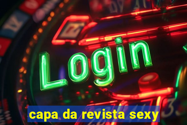 capa da revista sexy